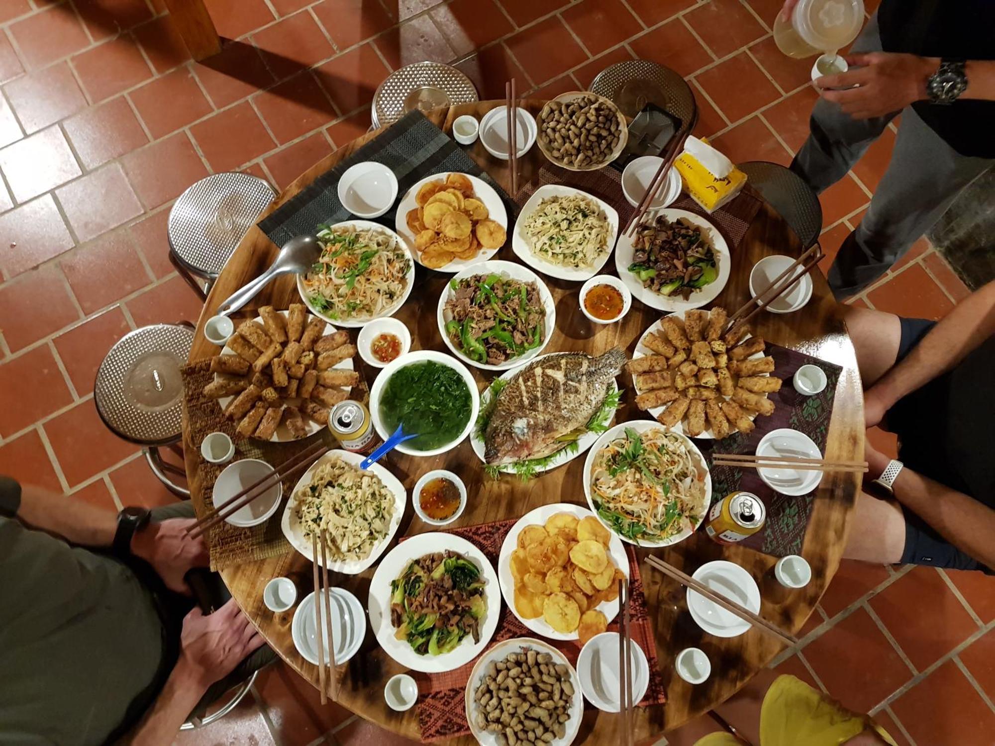 Vu Linh Palm House Homestay - Bungalow Yen Bai Extérieur photo