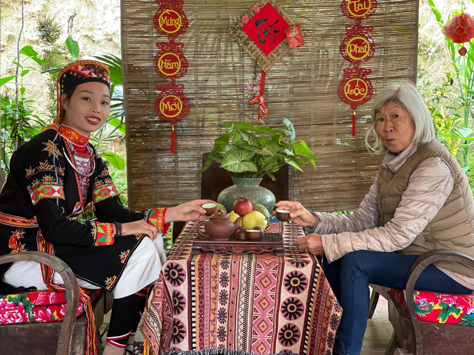 Vu Linh Palm House Homestay - Bungalow Yen Bai Extérieur photo